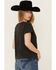 Image #4 - Levi's Women's Logo Horseshoe Short Sleeve Graphic Tee, Black, hi-res
