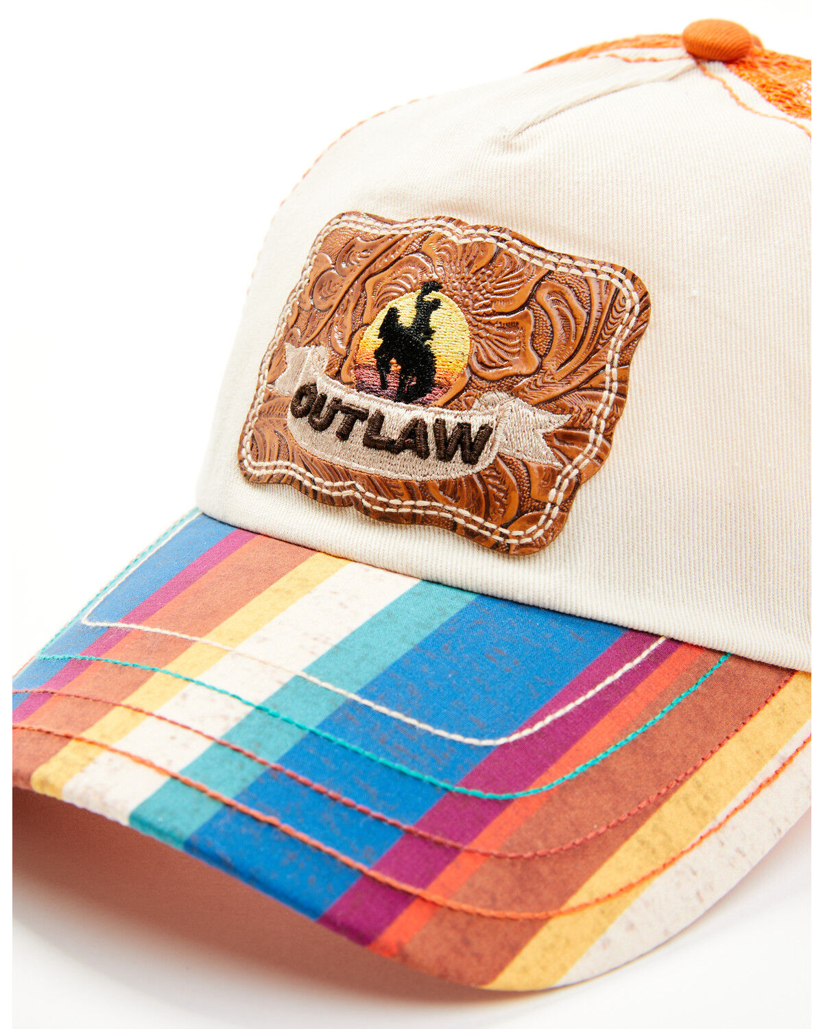 Image #2 - Catchfly Women's Outlaw Ball Cap, Multi, hi-res