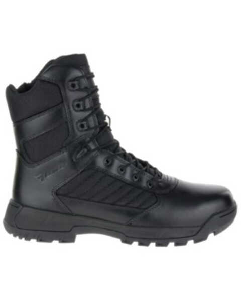 Bates Men's DuraShocks Side-Zip Tactical Boots - Soft Toe, Black, hi-res