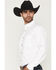 Image #2 - Cody James Men's Basic Solid Long Sleeve Button-Down Stretch Western Shirt - Tall, White, hi-res