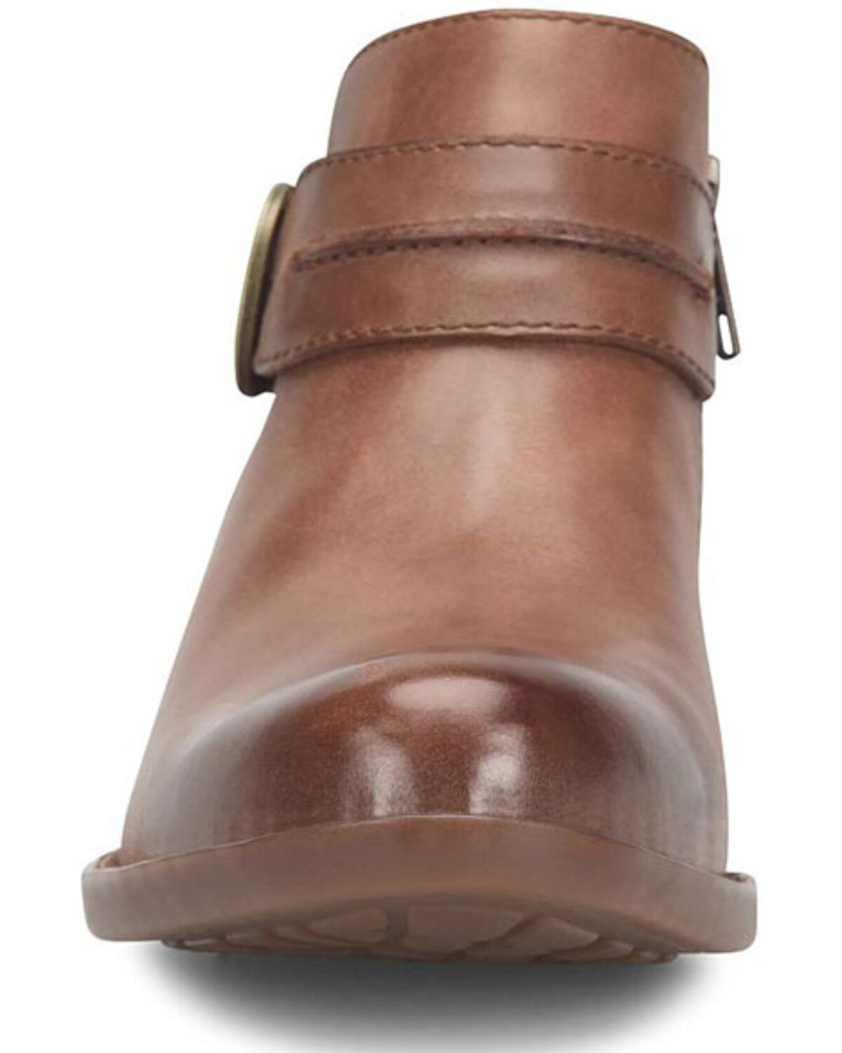 Image #4 - Born Women's Katie Booties - Round Toe, Brown, hi-res