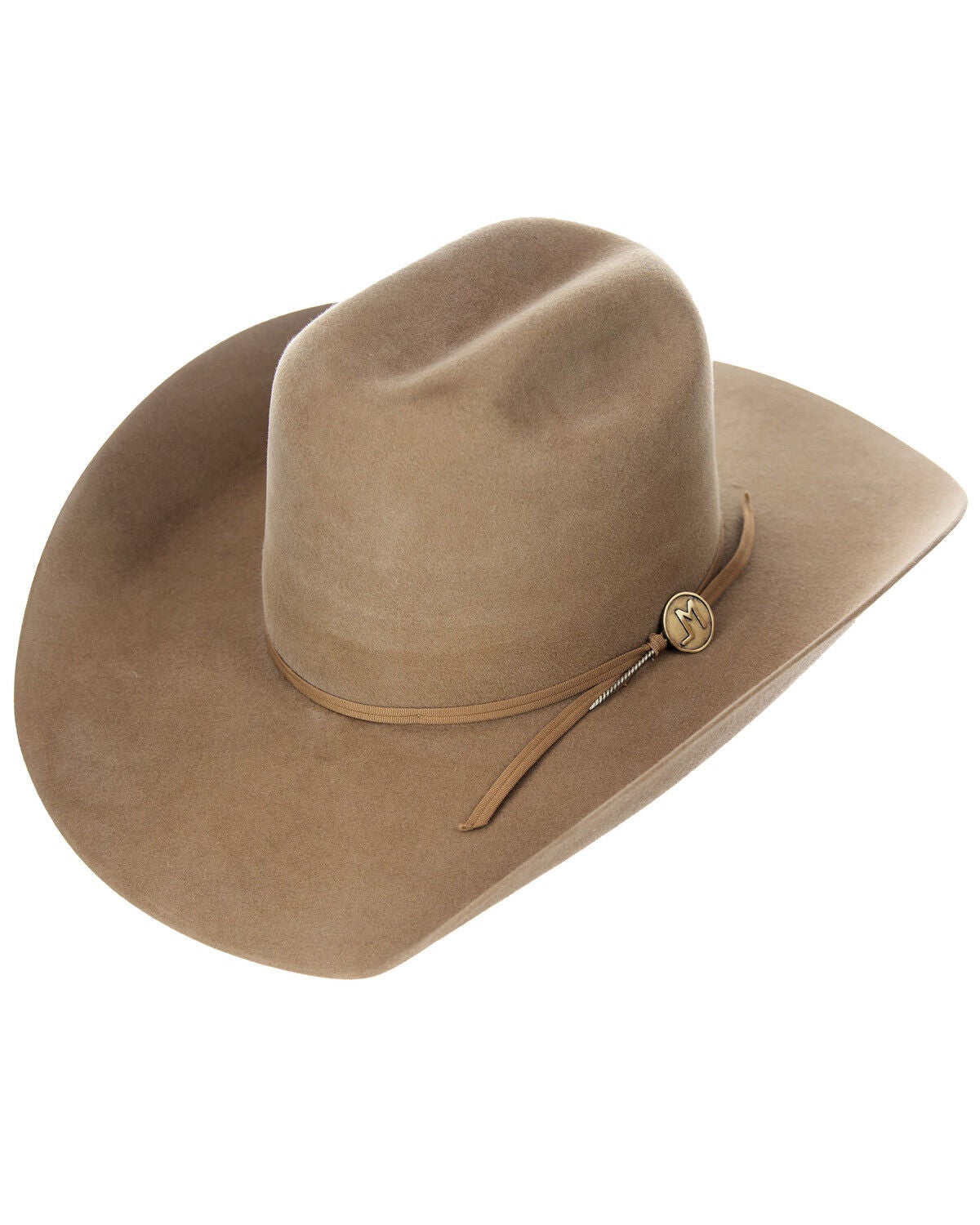 Image #1 - Larry Mahan Elko 5X Felt Cowboy Hat, Fawn, hi-res