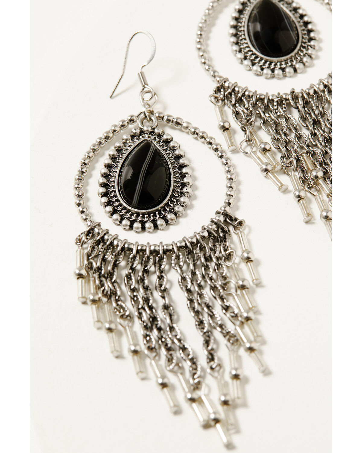 Image #2 - Idyllwind Women's Luna Black Earrings, Black, hi-res