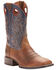 Image #1 - Ariat Men's Sidebet Western Performance Boots - Broad Square Toe , Brown, hi-res