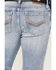 Image #4 - Cody James Men's Fandango Light Medium Wash Stretch Slim Straight Jeans , Light Medium Wash, hi-res