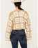 Image #4 - Revel Women's Crochet Cropped Cardigan, Beige, hi-res