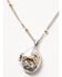 Image #2 - Shyanne Women's Western Muse Horse Locket Jewelry Set - 2 Piece, Gold, hi-res
