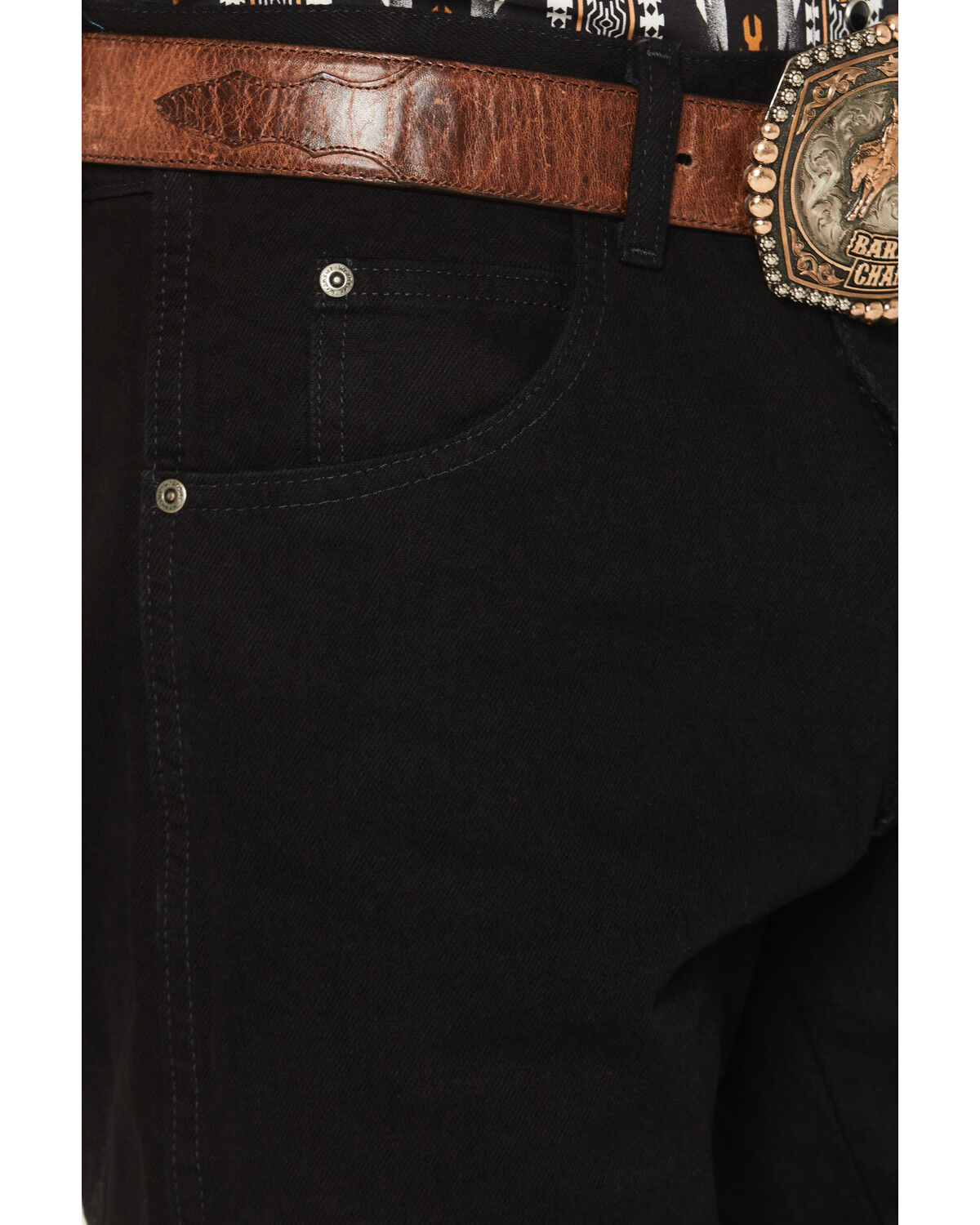 Image #2 - Wrangler Men's Rugged Wear Relaxed Fit Jeans, Black, hi-res