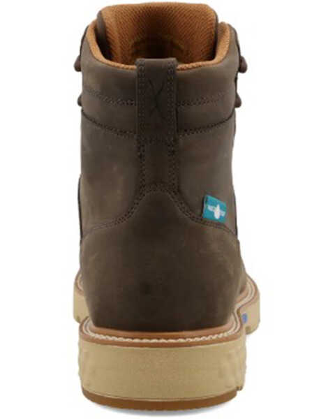 Image #5 - Twisted X Men's Shitake 6" Lace-Up Waterproof Work Boots - Composite Toe, Cream, hi-res