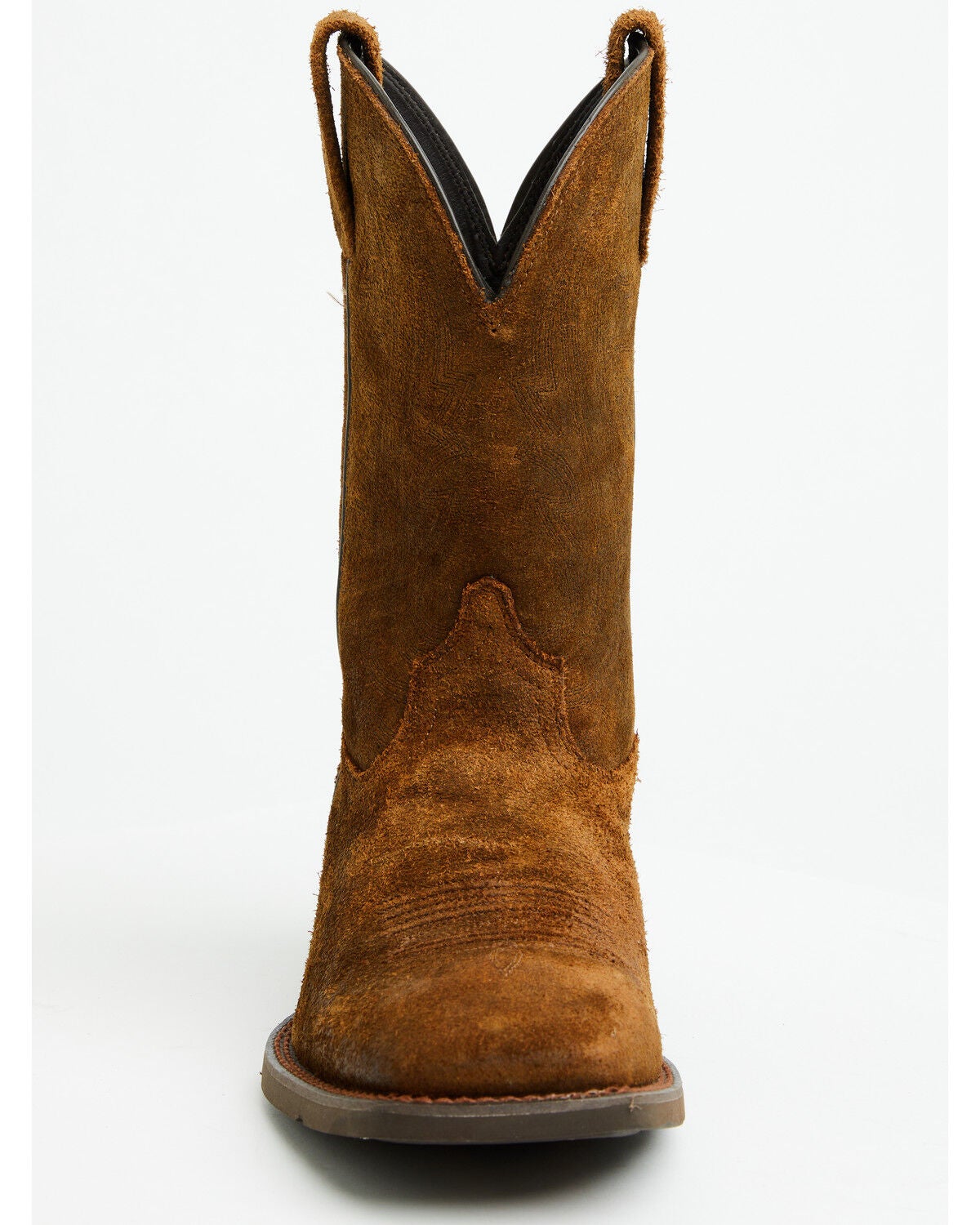 Image #4 - Ariat Men's Sport Big Country Roughout Performance Western Boots - Broad Square Toe, Brown, hi-res