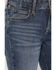 Image #2 - Wrangler Girls' Bespoke Flare Stretch Denim Jeans, Medium Wash, hi-res