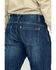 Image #3 - Hawx Men's Medium Dark Wash Stretch Work Denim Jeans , Indigo, hi-res