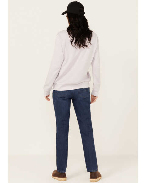 Image #3 - Carhartt Women's Rugged Flex® Relaxed Fit Stretch Denim Jeans , Indigo, hi-res