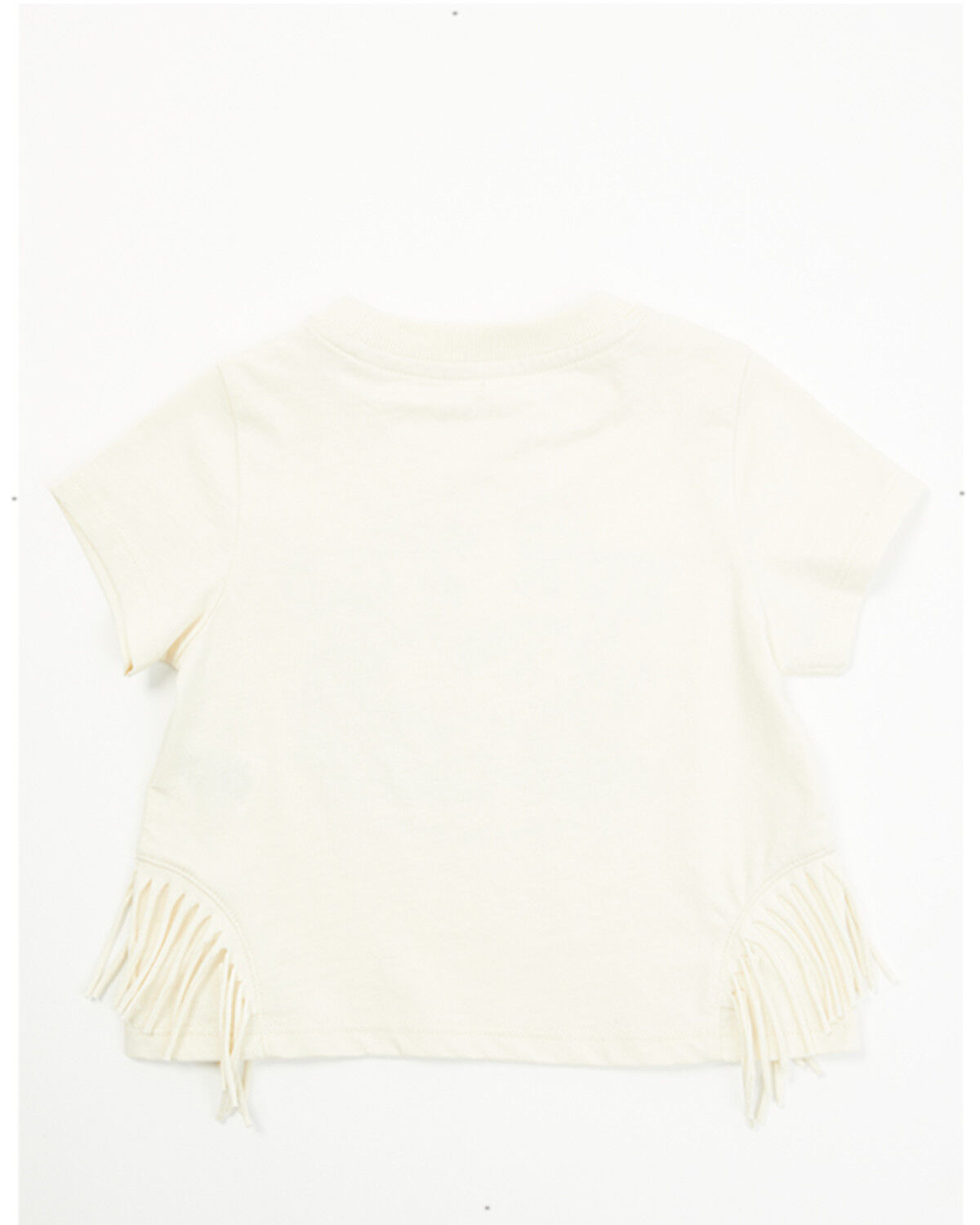 Image #3 - Shyanne Toddler Girls' Good Times Run Wild Short Sleeve Fringe Graphic Tee, Off White, hi-res