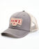 Image #1 - Hawx Men's Red & Tan Logo Patch Mesh-Back Ball Cap , Grey, hi-res