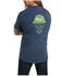 Image #2 - Ariat Men's Rebar Roughneck Graphic Short Sleeve Work Pocket T-Shirt, Navy, hi-res