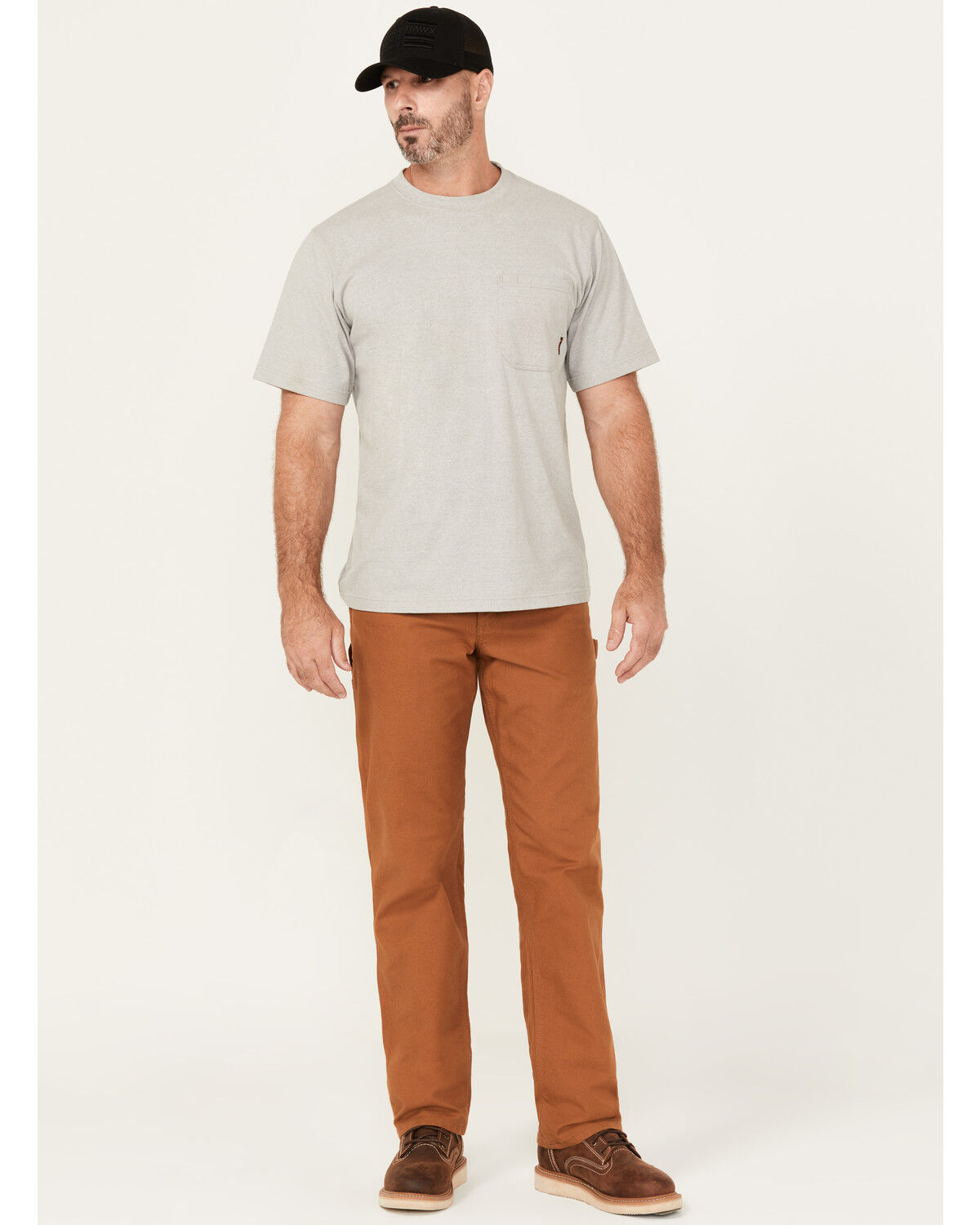 Image #1 - Carhartt Men's Rugged Flex® Work Pants, Brown, hi-res