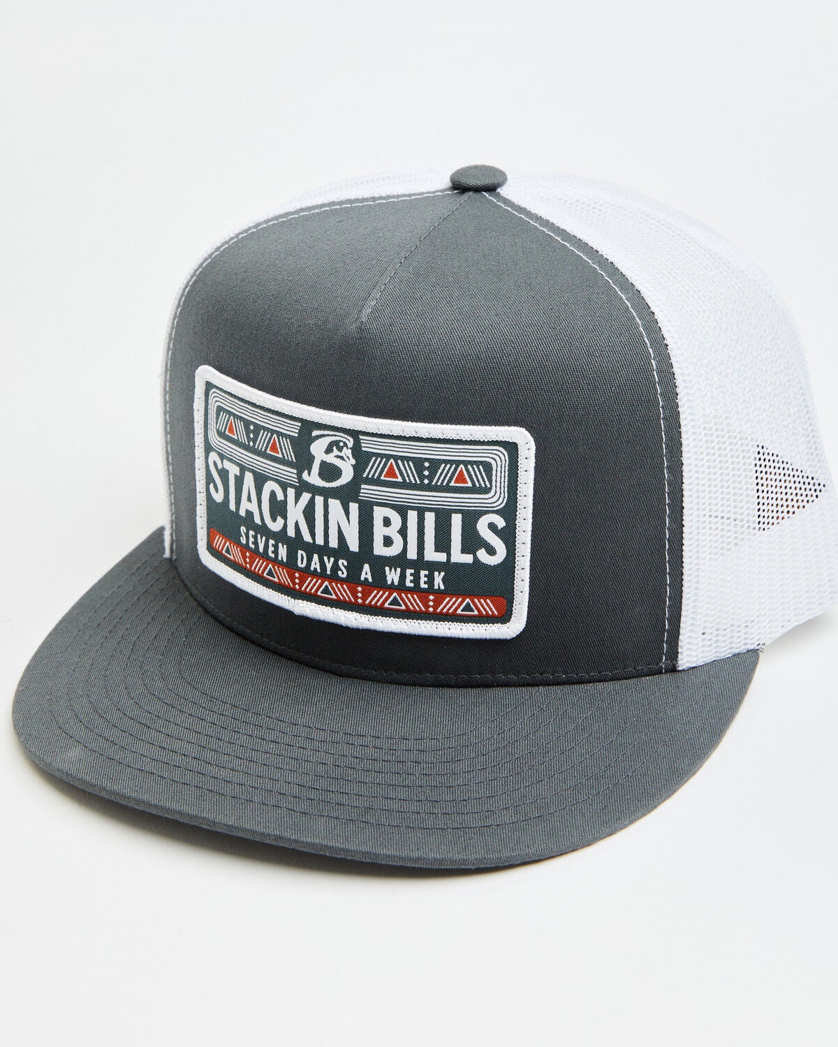 Stackin Bills Men's Stackin Ball Cap, Grey, hi-res
