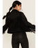Image #4 - Idyllwind Women's Blair Fringe and Studded Faux Suede Snap Jacket, Black, hi-res