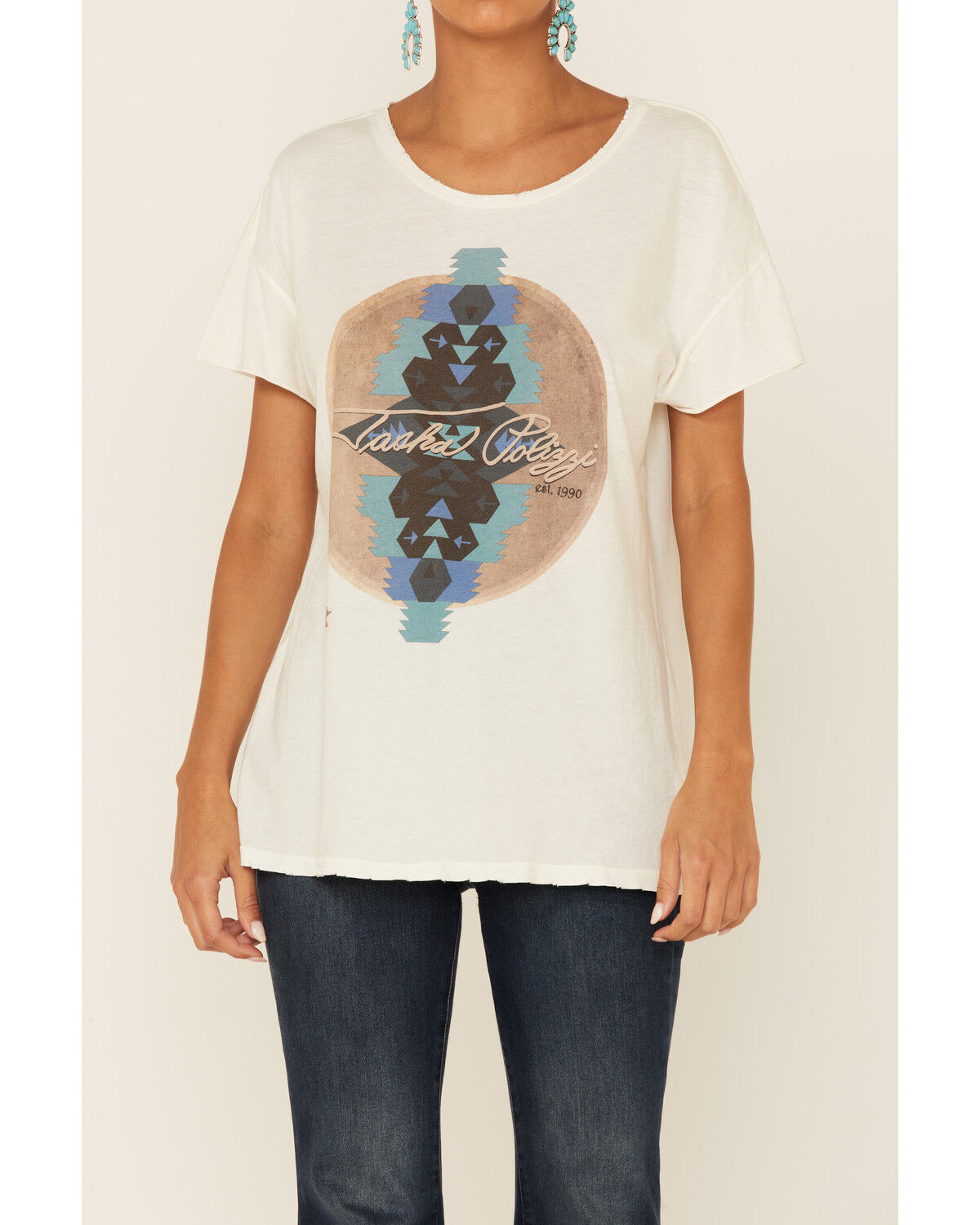 Image #3 - Tasha Polizzi Women's Heritage Graphic Short Sleeve Tee, Ivory, hi-res