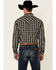 Double R By Resistol Men's Forest Hill Plaid Long Sleeve Snap Western Shirt  , Brown, hi-res