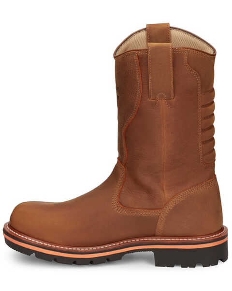 Image #3 - Chippewa Men's Thunderstruck Blonde Pull On Waterproof Soft Work Boots - Round Toe , Lt Brown, hi-res