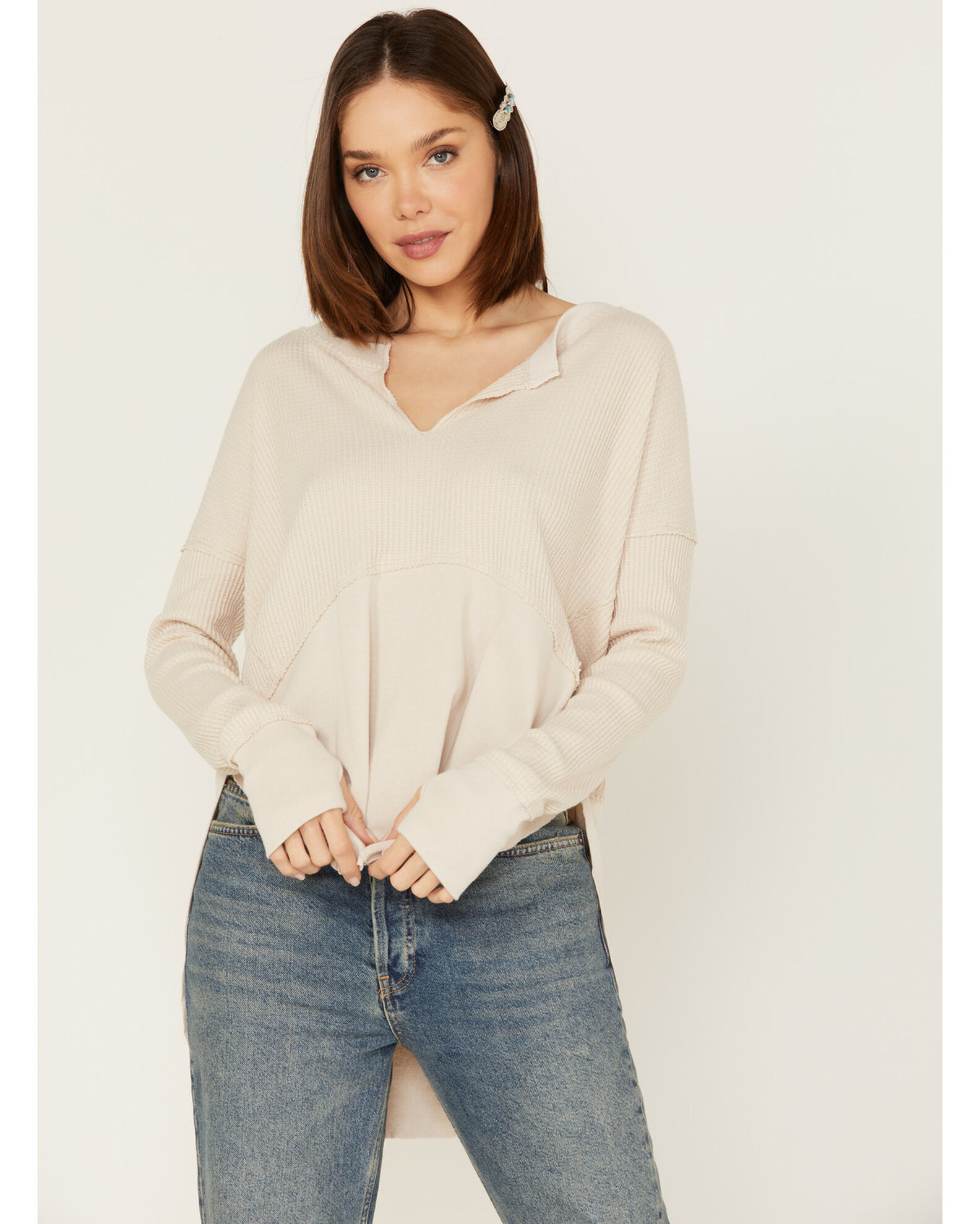 Free people thermal shirts clearance