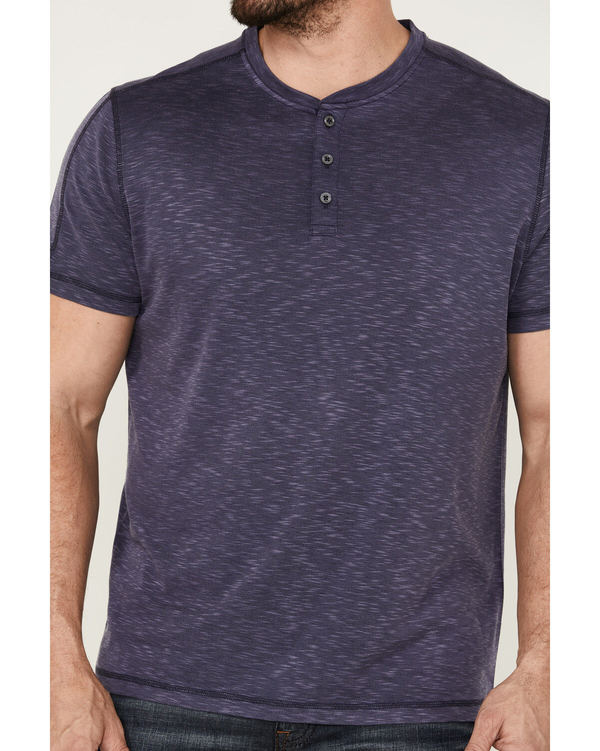 Image #3 - Flag & Anthem Men's Momentum Performance Slub Henley T-Shirt, Navy, hi-res