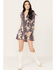 Image #1 - Free People Women's Soli Mini Dress, Dark Blue, hi-res