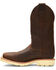 Image #2 - Double H Men's Domestic Roper Western Work Boots - Steel Toe, Distressed Brown, hi-res