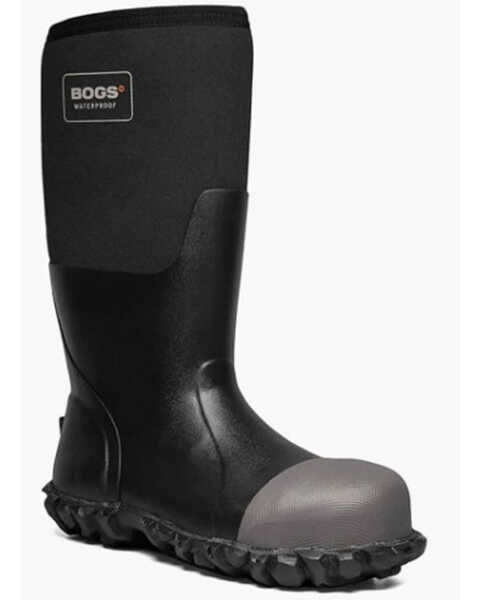 Image #1 - Bogs Men's Mesa Work Boots - Steel Toe, Black, hi-res