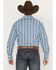 Image #4 - Wrangler Men's Checotah Long Sleeve Western Pearl Snap Shirt, Blue, hi-res
