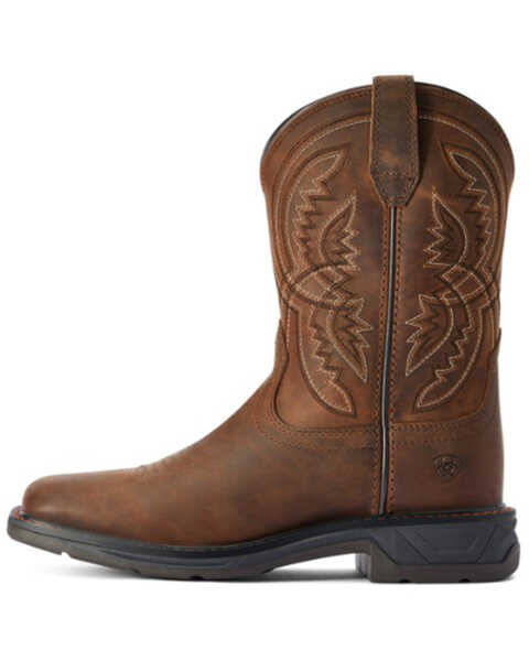 Image #2 - Ariat Boys' WorkHog® XT Coil Western Boots - Square Toe, Brown, hi-res