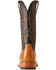 Image #3 - Ariat Men's Haywire Exotic Ostrich Western Boots - Broad Square Toe, Beige, hi-res