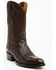 Image #1 - Cody James Black 1978® Men's Chapman Exotic Full-Quill Ostrich Western Boots - Round Toe, Brown, hi-res