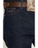 Image #2 - Zach Top X Kimes Ranch Men's Dark Wash Mid Rise Bootcut Rigid Denim Jeans, Dark Medium Wash, hi-res