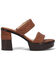 Image #2 - Frye Women's Pipa Woodstock 2 Band Platform Sandal, Tan, hi-res