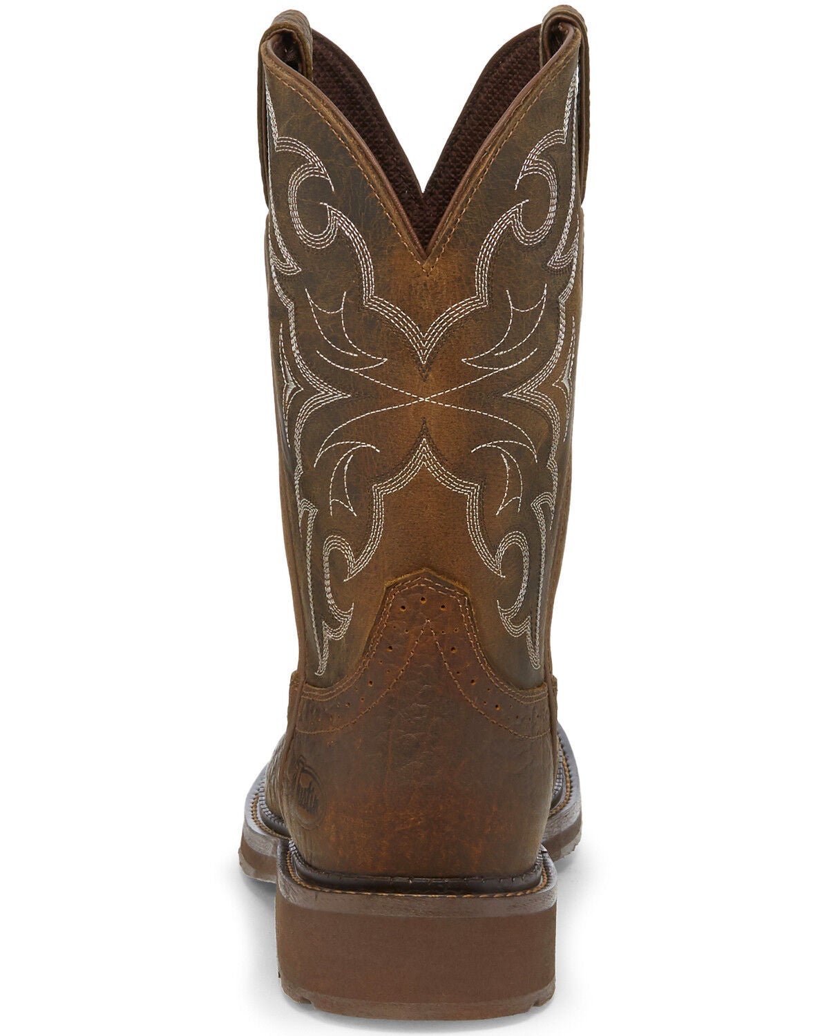 round toe western work boots