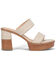Image #2 - Frye Women's Pipa Woodstock 2 Band Platform Sandal, Ivory, hi-res
