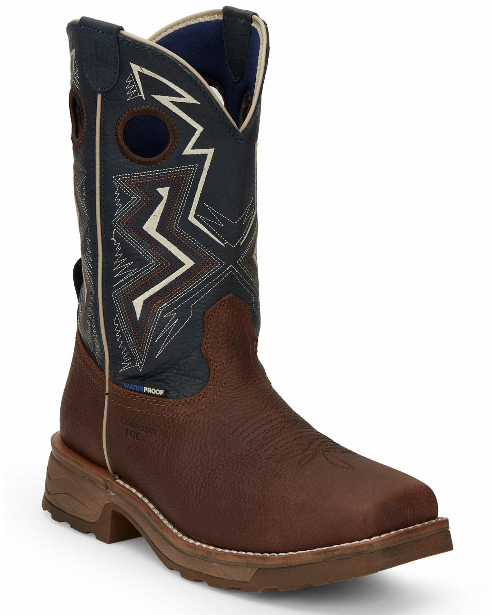 Tony Lama Men s Force Waterproof Western Work Boots Composite