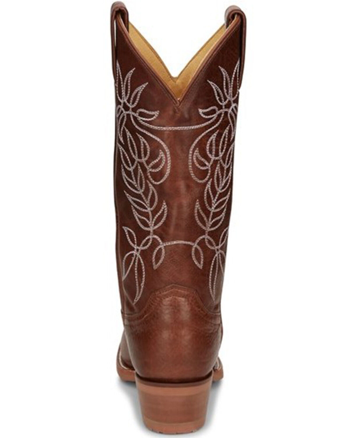 Image #5 - Justin Women's Vickory Performance Leather Western Boots - Square Toe, Tan, hi-res