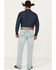 Cody James Men's Jamestown Light Wash Slim Straight Stretch Denim Jeans, Light Wash, hi-res
