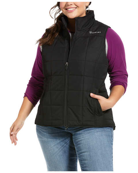 Image #1 - Ariat Women's Crius Insulated Vest - Plus , Black, hi-res