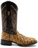 Image #2 - Ferrini Men's Bronco Pirarucu Print Western Boots - Broad Square Toe, Brown, hi-res