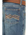 Image #4 - Wrangler 20X Little Boys' Medium Wash Montana Bootcut Stretch Denim Jeans, Medium Wash, hi-res