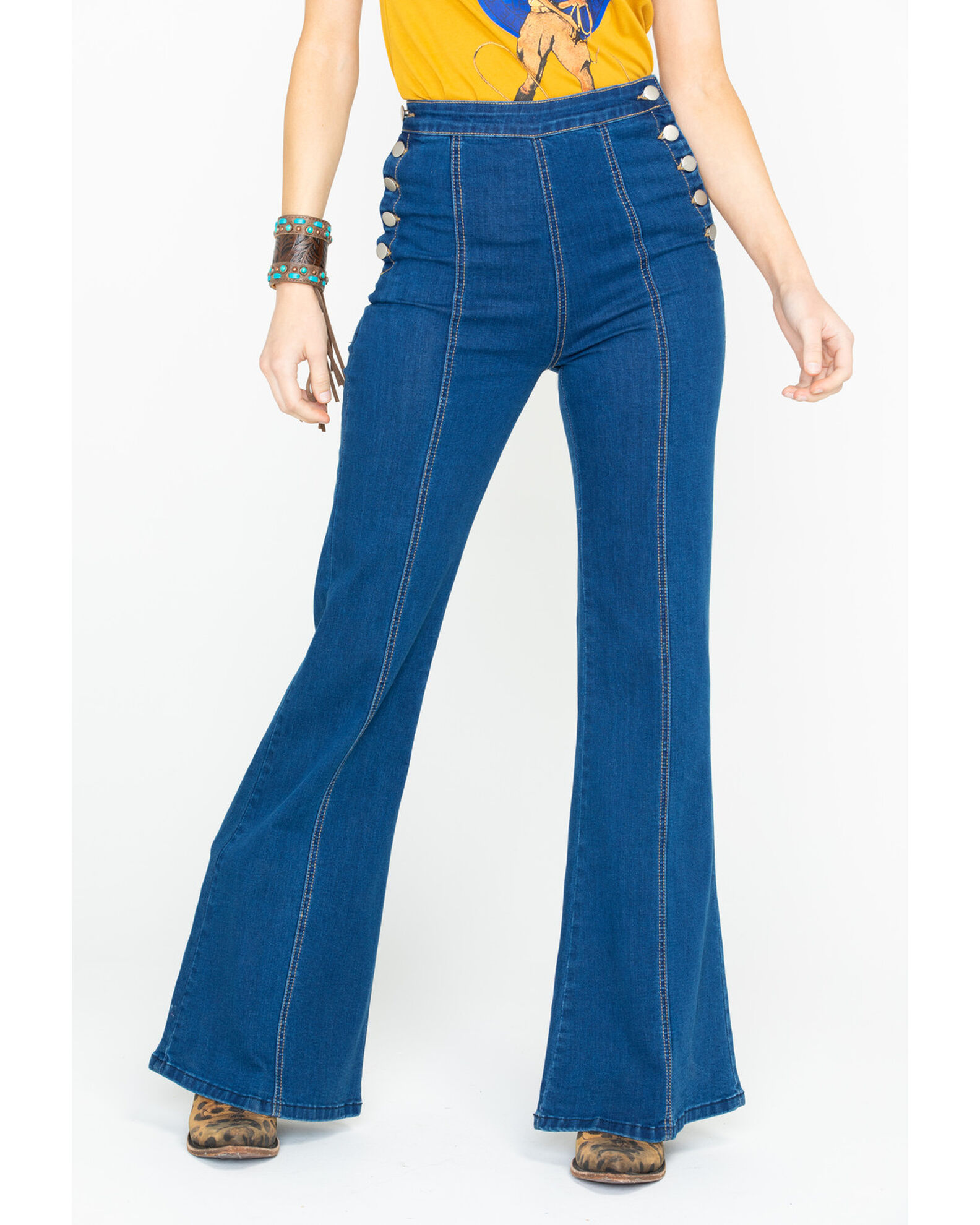 Flying tomato bell bottom jeans on sale