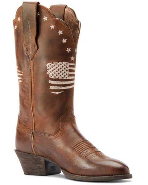 Image #1 - Ariat Women's Heritage Liberty StretchFit Western Boots - Medium Toe, Brown, hi-res
