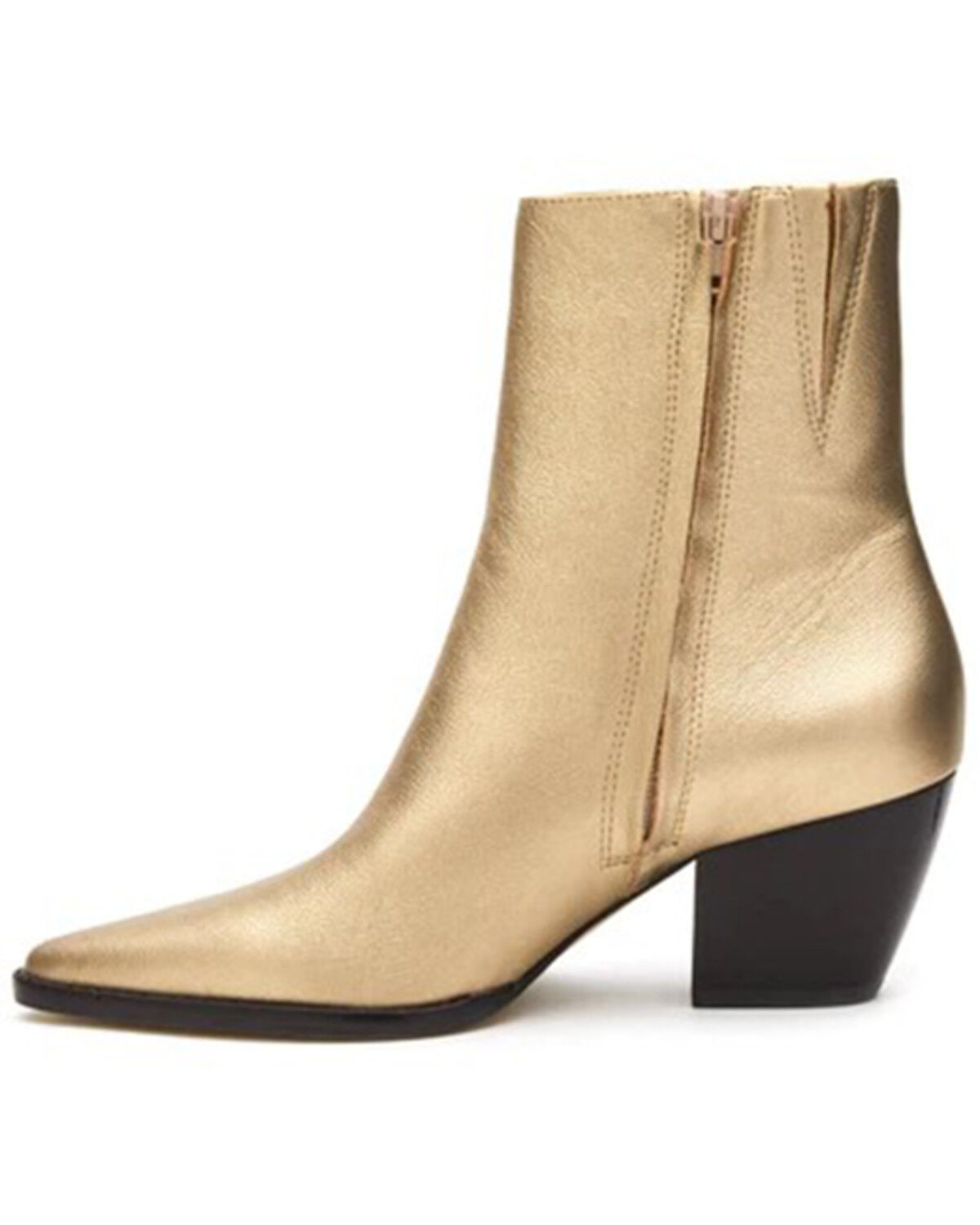 Image #3 - Matisse Women's Caty Fashion Booties - Snip Toe, Gold, hi-res