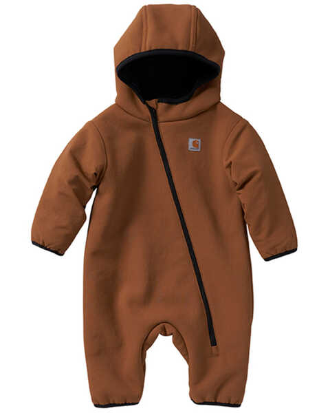 Image #1 - Carhartt Infant Boys' Relaxed Fit Coverall , Brown, hi-res