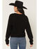 Image #4 - Rock & Roll Denim Women's Rhinestone Sweater, Black, hi-res